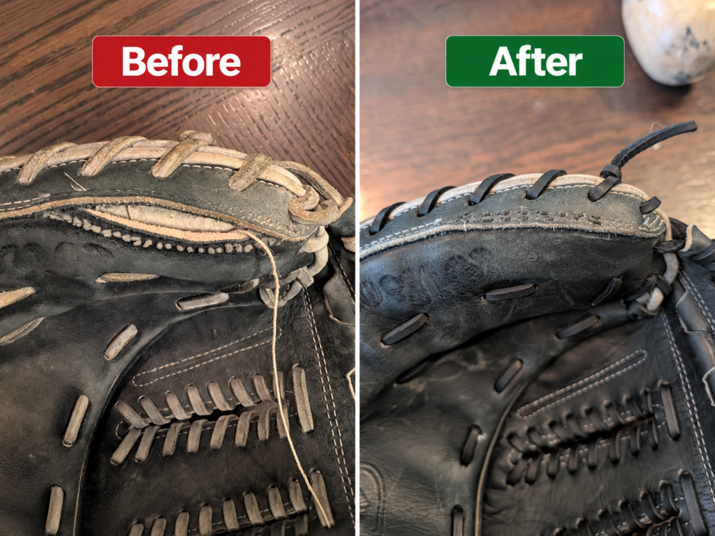 baseball glove repair
